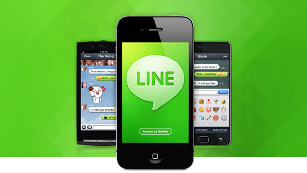 LINE, mensajería instantánea para teléfonos móviles.